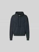 MM6 Maison Margiela Oversized Hoodie mit Motiv-Besatz in Anthrazit, Gr...