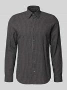 Marc O'Polo Shaped Fit Freizeithemd aus reiner Baumwolle in Black, Grö...