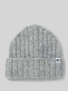 OPUS Beanie mit Label-Detail Modell 'Acotta' in Hellgrau, Größe 1