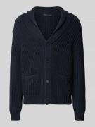 BOSS Regular Fit Strickjacke aus Schurwoll-Kaschmir-Mix - BECKHAM x BO...