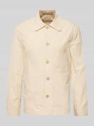 Mango Hemdjacke mit Brusttasche Modell 'clay' in Offwhite, Größe S