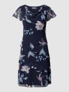 Christian Berg Cocktail Knielanges Cocktailkleid mit floralem Muster i...