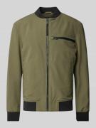 Strellson Jacke mit Stehkragen Modell 'Clearwater Flex' in Khaki, Größ...