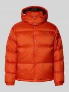 Tommy Jeans Regular Fit Daunenjacke Modell 'ALASKA' in Orange, Größe L