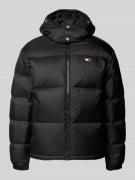 Tommy Jeans Regular Fit Daunenjacke Modell 'ALASKA' in Black, Größe L