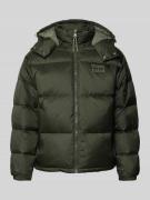 Tommy Jeans Regular Fit Daunenjacke Modell 'ALASKA' in Oliv, Größe L