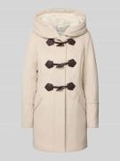 s.Oliver RED LABEL Slim Fit Dufflecoat mit Woll-Anteil in Beige Melang...