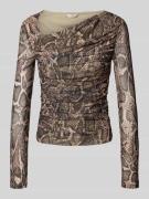 Guess Longsleeve mit asymmetrischem Ausschnitt Modell 'BERNARDETTE' in...