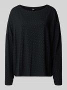 BOSS Relaxed Fit Pyjama-Oberteil aus Lyocell-Mix in Black, Größe L