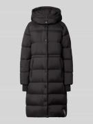 IQ Studio Steppmantel mit Kapuze in Black, Größe 34