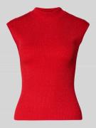 ICHI Tanktop in Strick-Optik Modell 'CODY' in Rot, Größe L