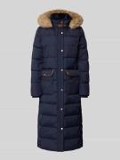 Lauren Ralph Lauren Steppmantel mit Kapuze in Marine, Größe XS