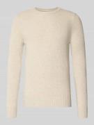 Marc O'Polo Regular Fit Strickpullover aus Woll-Mix in Offwhite, Größe...