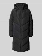 s.Oliver RED LABEL Gerader Steppmantel mit Kapuze in Black, Größe 34