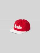 RHUDE Basecap mit Logo-Stitching in Rot, Größe 1
