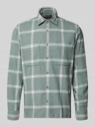 Marc O'Polo Regular Fit Freizeithemd aus reiner Bio-Baumwolle in Eisbl...