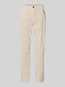 TONI Cordhose mit 5-Pocket-Design Modell 'LIV' in Ecru, Größe 38