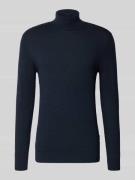 Blend Rollkragenpullover mit Label-Detail Modell 'BAGGE' in Marine, Gr...