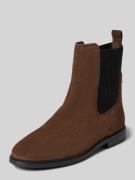 Tommy Hilfiger Chelsea Boots aus Rindsnappa in Dunkelbraun, Größe 37