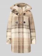 Amber & June Dufflecoat mit Schurwoll-Anteil in Beige, Größe 34