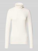 Marc O'Polo Slim Fit Rollkragenpullover aus Modal-Mix in Offwhite, Grö...