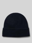 Marc O'Polo Mütze aus reinem Kaschmir in Marine, Größe 1