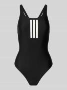 adidas Sportswear Badeanzug mit Label-Print in Black, Größe 34