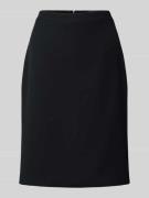 Marc Cain Knielanger Rock mit Knopf- und Reißverschluss in Black, Größ...