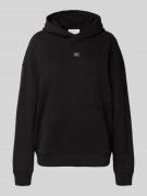 Calvin Klein Jeans Hoodie mit Känguru-Tasche in Black, Größe L