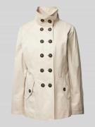 Fuchs Schmitt Trenchcoat aus Baumwoll-Mix in Kitt, Größe 44