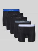 Calvin Klein Underwear Trunks mit elastischem Bund im 5er-Pack in Blac...