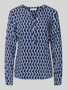 Christian Berg Woman Regular Fit Bluse aus Viskose mit V-Ausschnitt in...