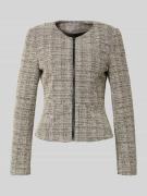 Christian Berg Woman Selection Regular Fit Jacquard-Blazer mit Rundhal...