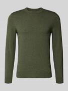 MCNEAL Strickpullover aus Baumwoll-Kaschmir-Mix mit Rundhalsausschnitt...