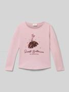 s.Oliver RED LABEL Regular Fit Langarmshirt aus reiner Baumwolle in He...