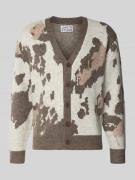 JAKE*S STUDIO MEN Cardigan mit V-Ausschnitt und Knopfleiste in Ecru, G...