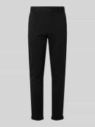 Lindbergh Cropped Stoffhose mit französischen Eingrifftaschen in Black...