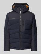 camel active Regular Fit Steppjacke mit Kapuze in Marine, Größe 56