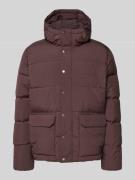 Samsøe Samsøe Steppjacke mit Kapuze in Bordeaux, Größe L