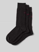 HUGO Socken mit Label-Detail im 3er-Pack Modell 'UNI COLORS' in Mittel...
