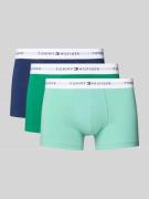 Tommy Hilfiger Boxershorts aus Baumwoll-Mix im 3er-Pack in Mint, Größe...