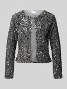 Vila Jacke mit Paillettenbesatz Modell 'FAITH' in Silber, Größe M