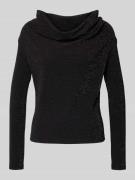 Selected Femme Regular Fit Langarmshirt mit Wasserfall-Ausschnitt Mode...