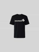 Dsquared2 T-Shirt mit Label-Print in Black, Größe L