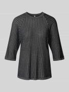 Soyaconcept Strickpullover mit gerippten Abschlüssen Modell 'VIOLETTA'...