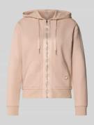 BOSS Regular Fit Sweatjacke aus Baumwoll-Mix Modell 'SHINY B' in Beige...