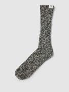 Marc O'Polo Rippstrick-Socken aus weichem Bio-Baumwoll-Mix in Black, G...