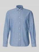 Marc O'Polo Regular Fit Freizeithemd aus reiner Baumwolle in Marine, G...