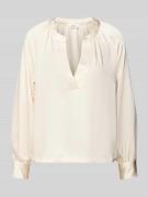 s.Oliver RED LABEL Oversized Blusentop mit Cacharel-Falte in Ecru, Grö...