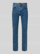 BOSS Orange Slim Fit Jeans aus Baumwoll-Mix Modell 'DELAWARE' in Blau,...